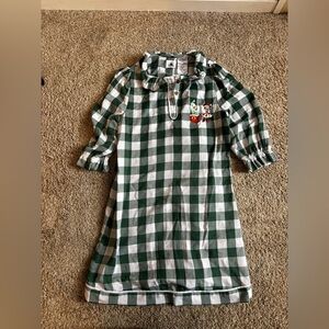 Minnie Mouse and Daisy Duck Festive Nightshirt For Kids Disney Size 7/8 Pajamas